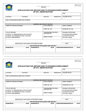 pag-ibig overpayment refund status|SLF103 ApplicationRefundExcessOverpaymentSTL V02 .